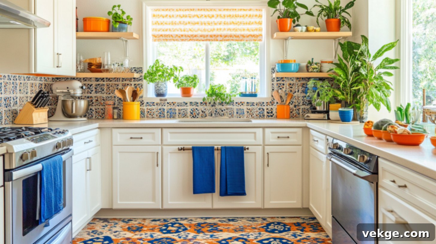 Adding Color with Kitchen Accessories