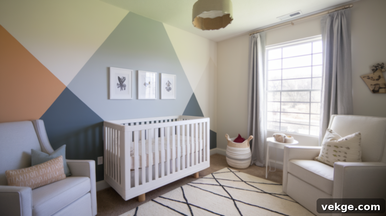 DIY Painted Accent Wall
