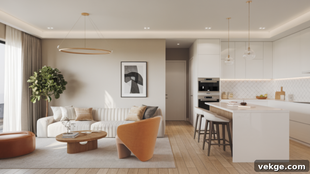 Strategic Furniture_Placement in semi-open layout