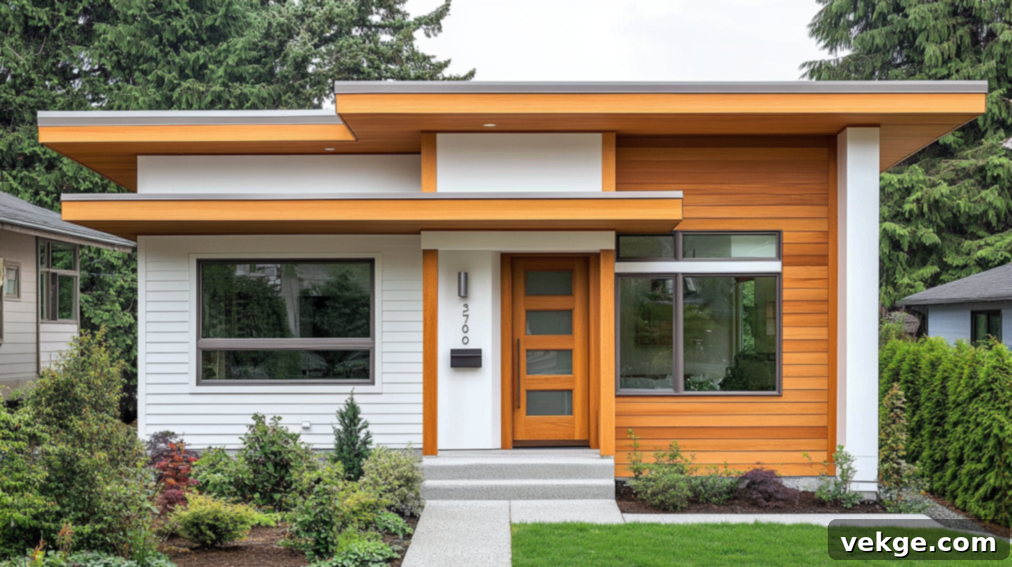 Wood trim only accents