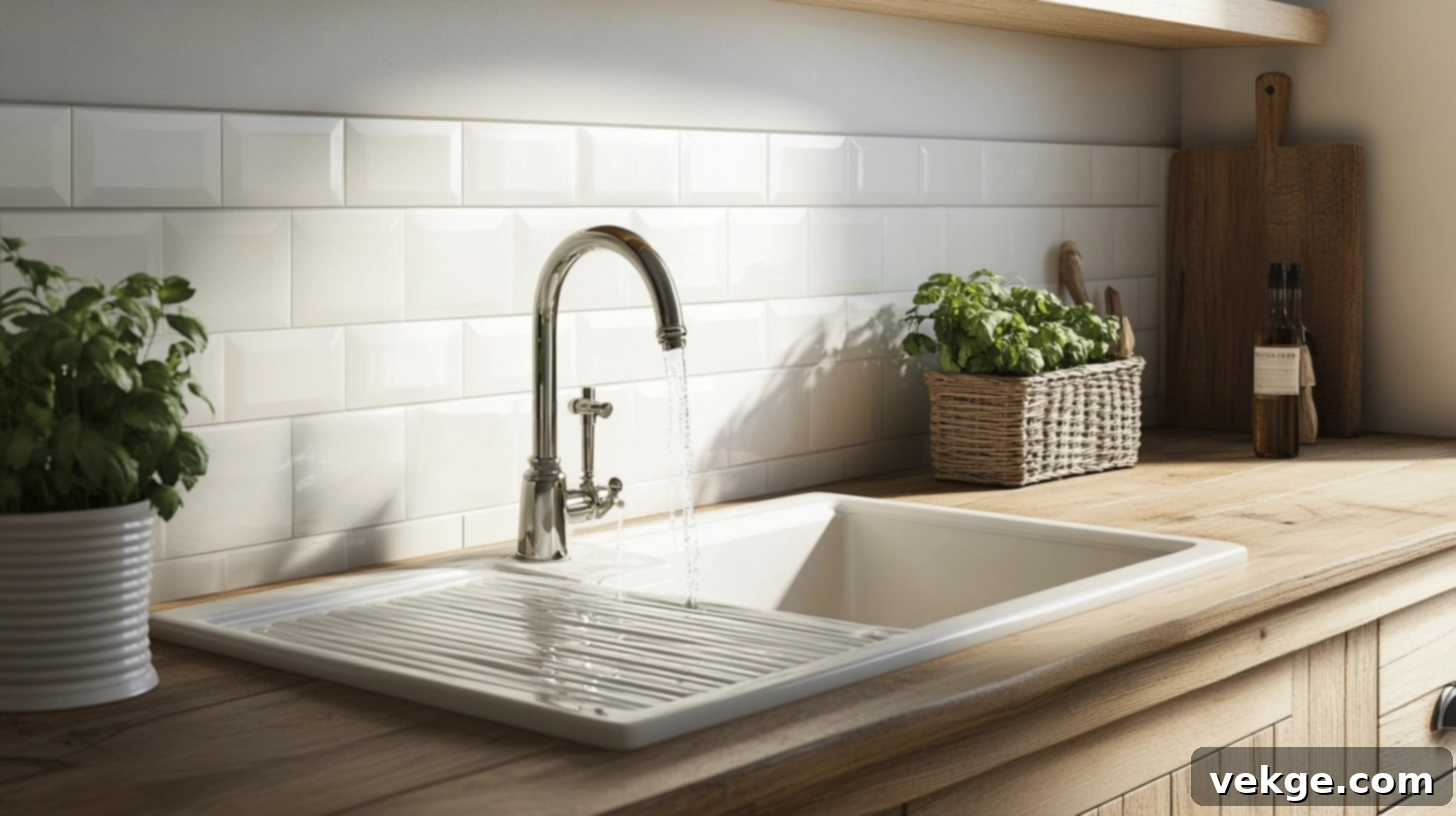 Charming Vintage Drainboard Sink