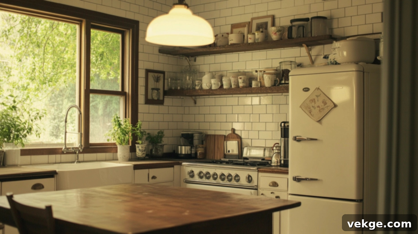 Classic Subway Tile Backsplash with a Twist