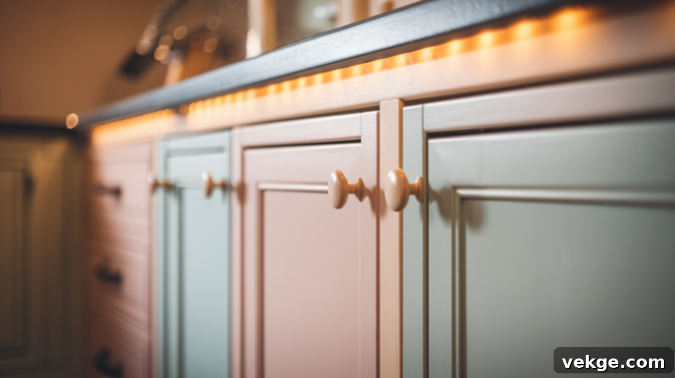 Shaker-Style Doors with Soft Color Palettes