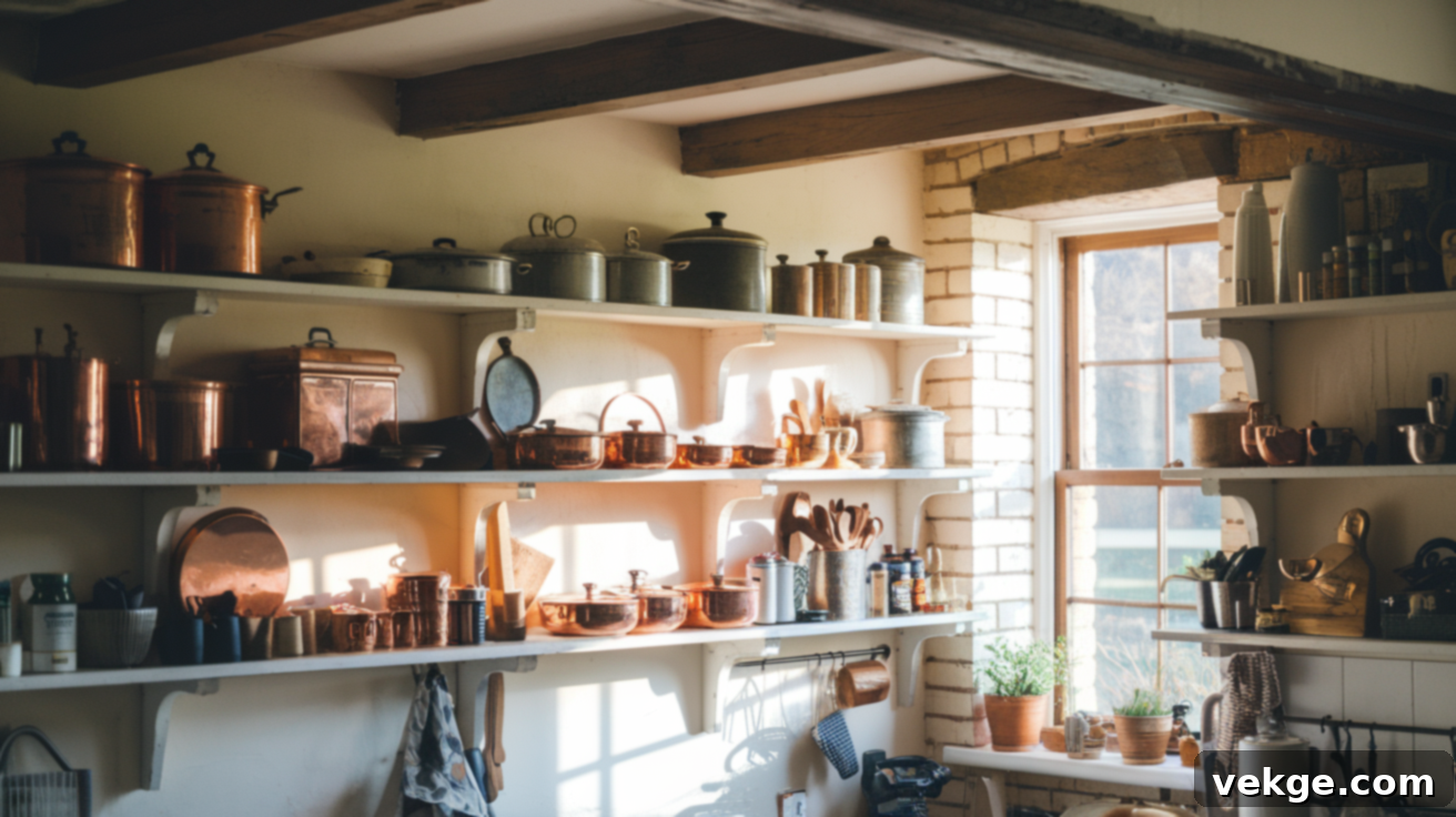Copper or Tin Accessories for Luster and Patina