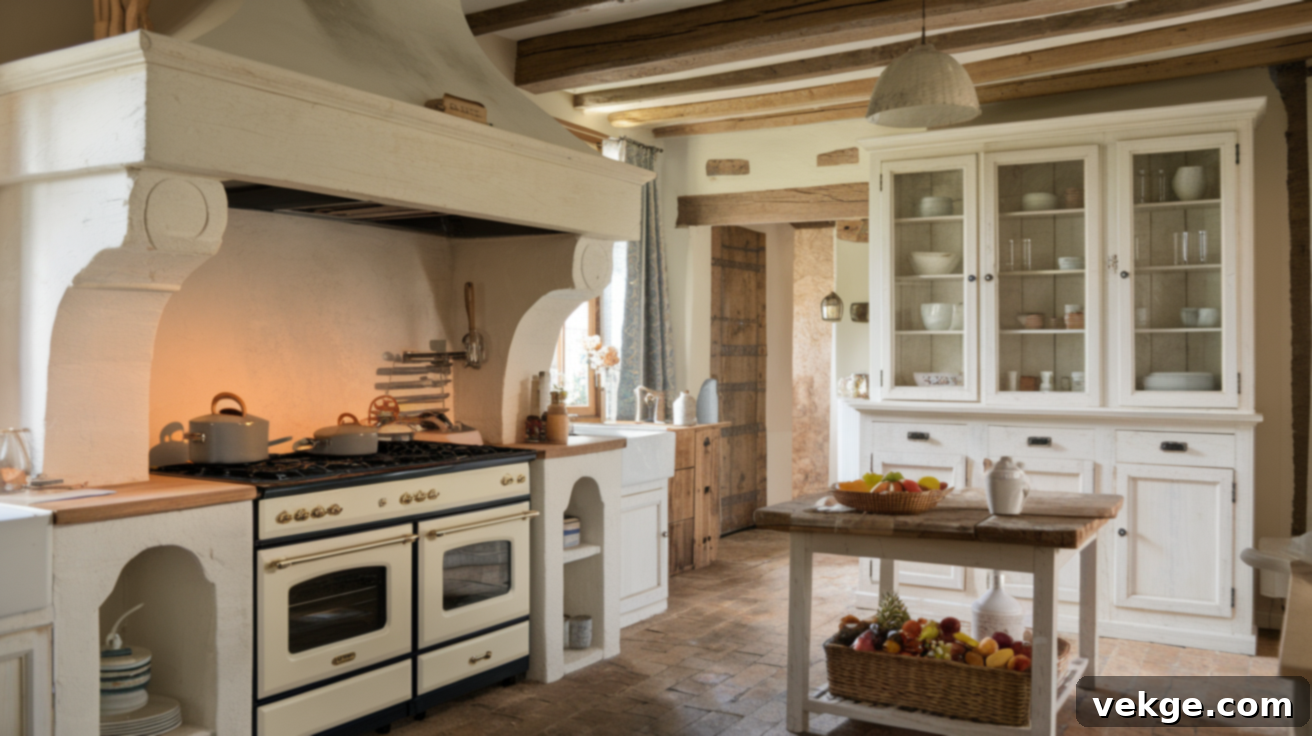 French Country Range Hood Cover