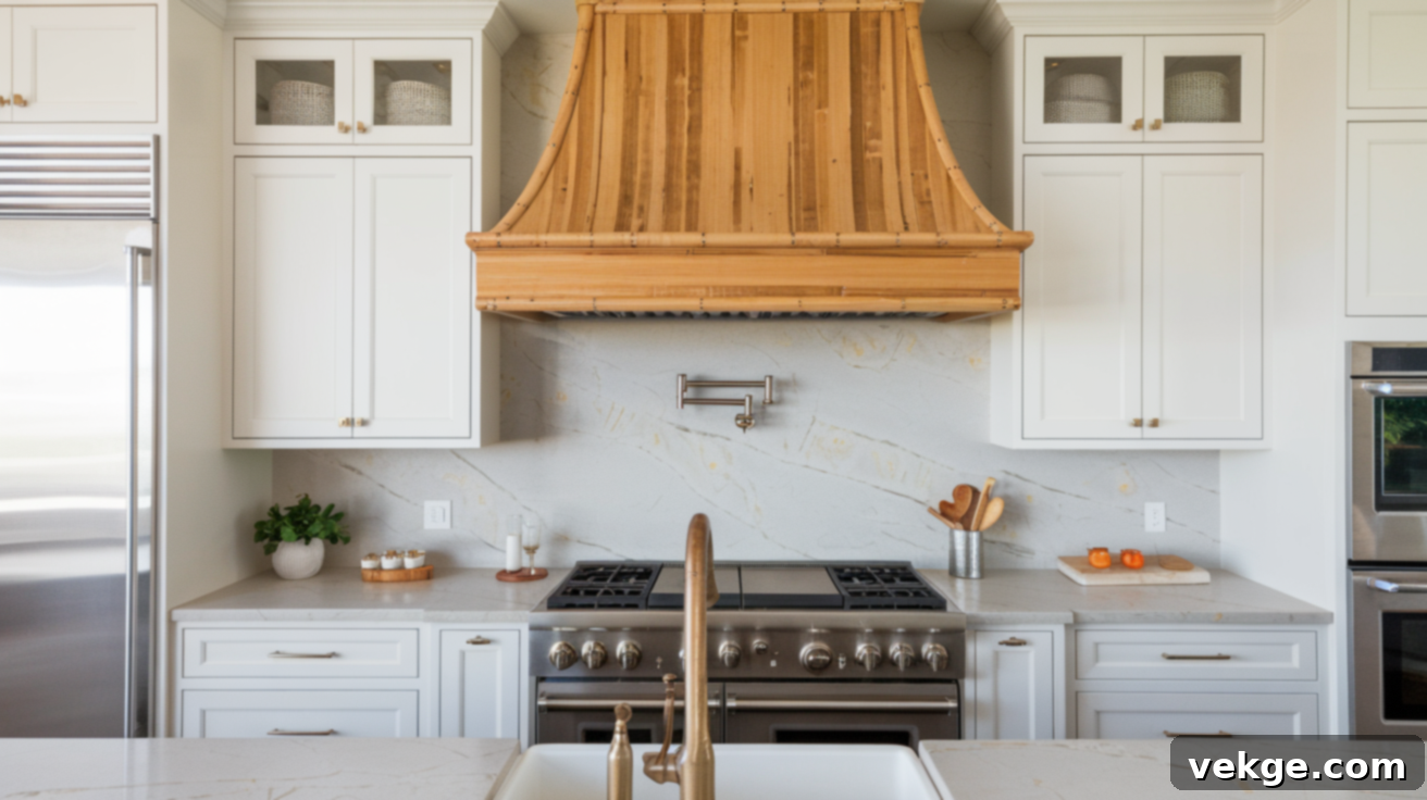 Bamboo Range Hood Cover