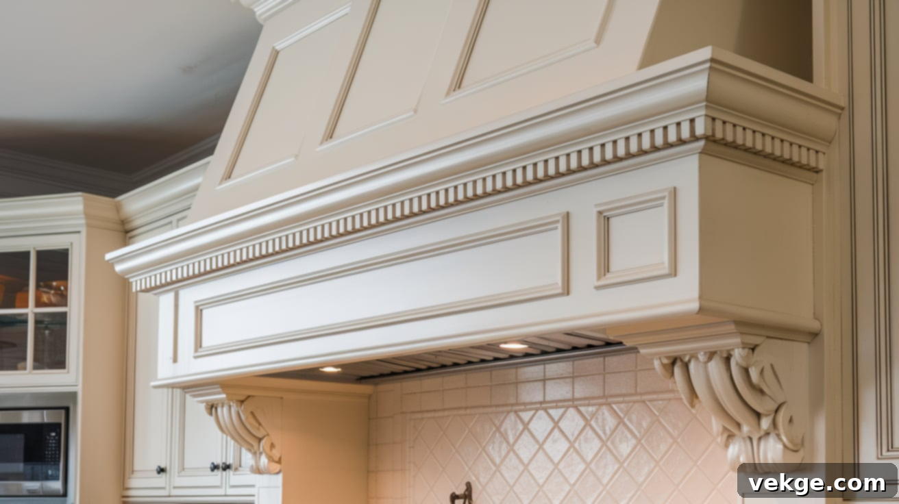 Hood Cover with Decorative Molding