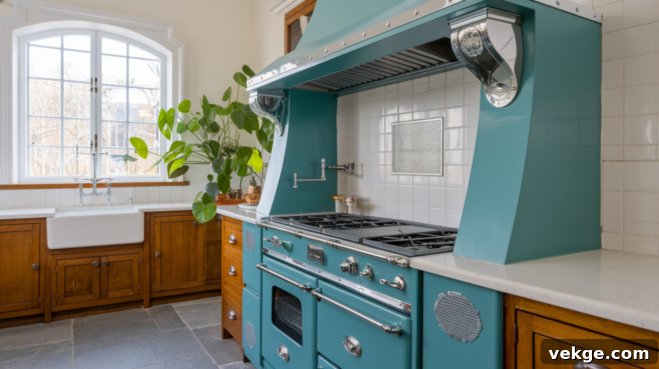 Retro Range Hood Cover