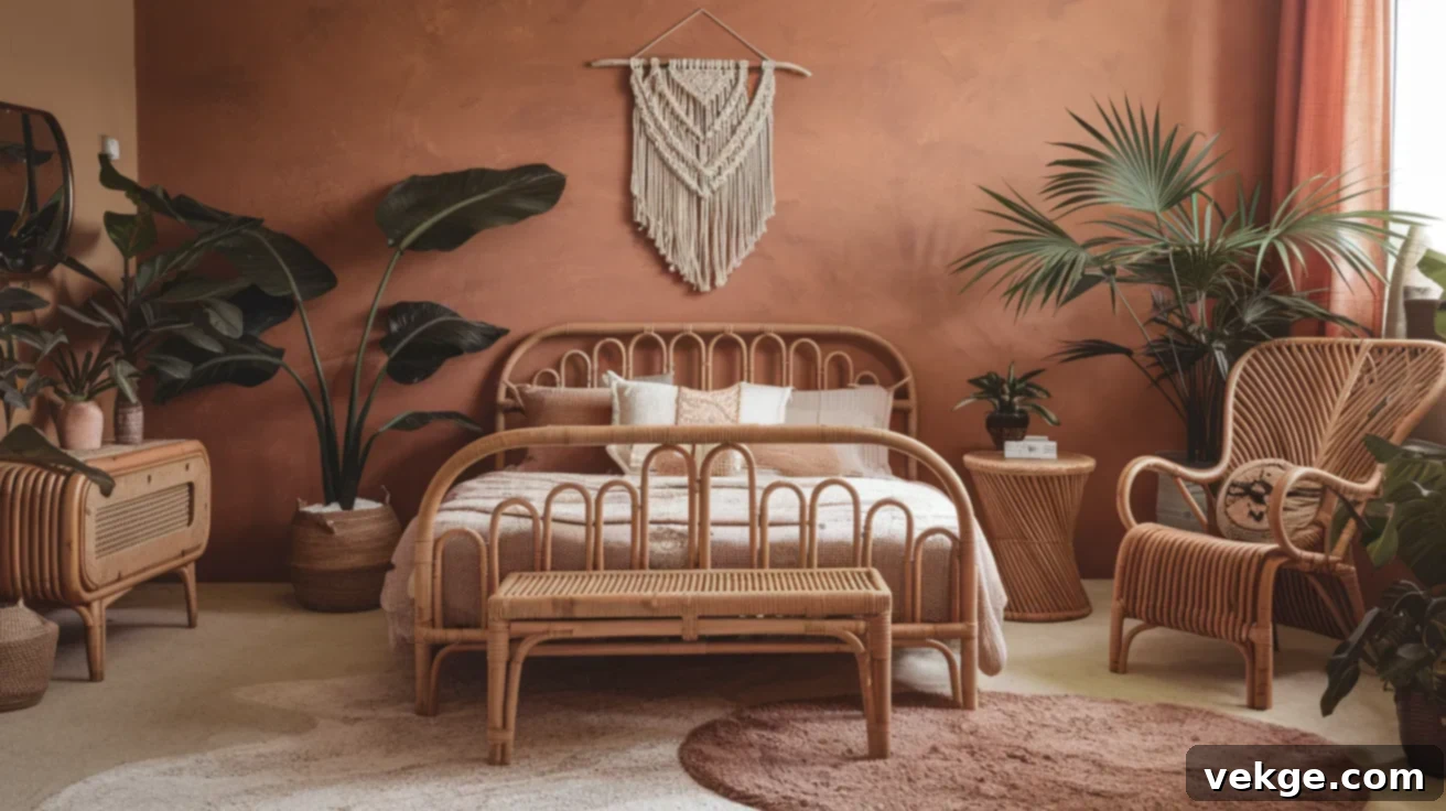 70s Boho Vintage Bedroom