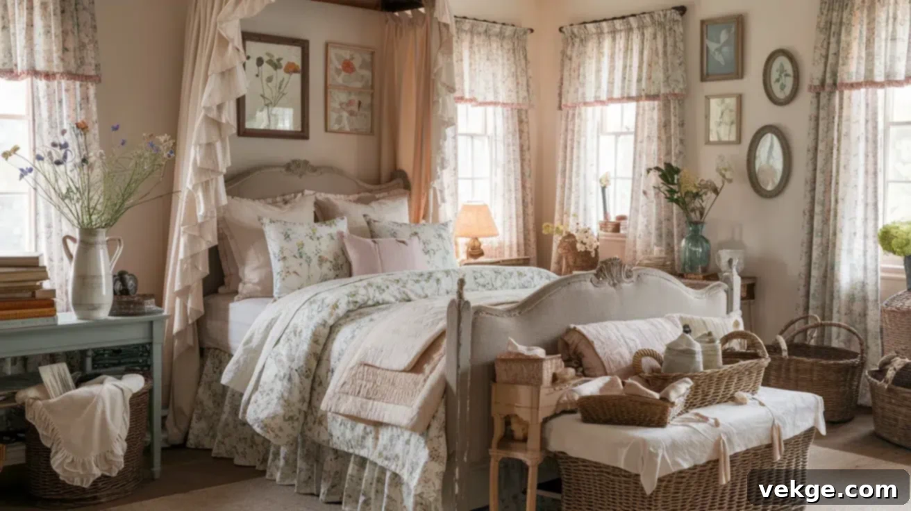 Cottagecore Vintage Bedroom