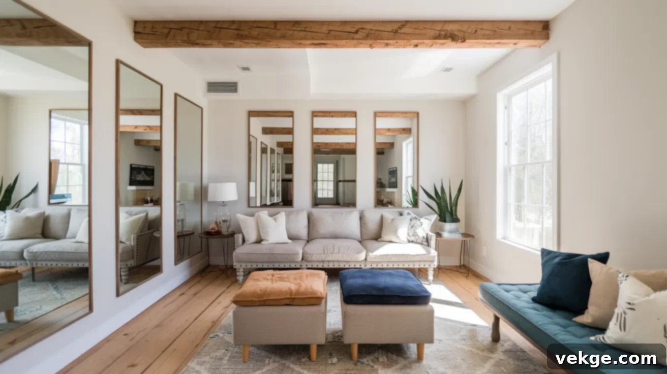 Small Space Tricks for Barndominium Living Room