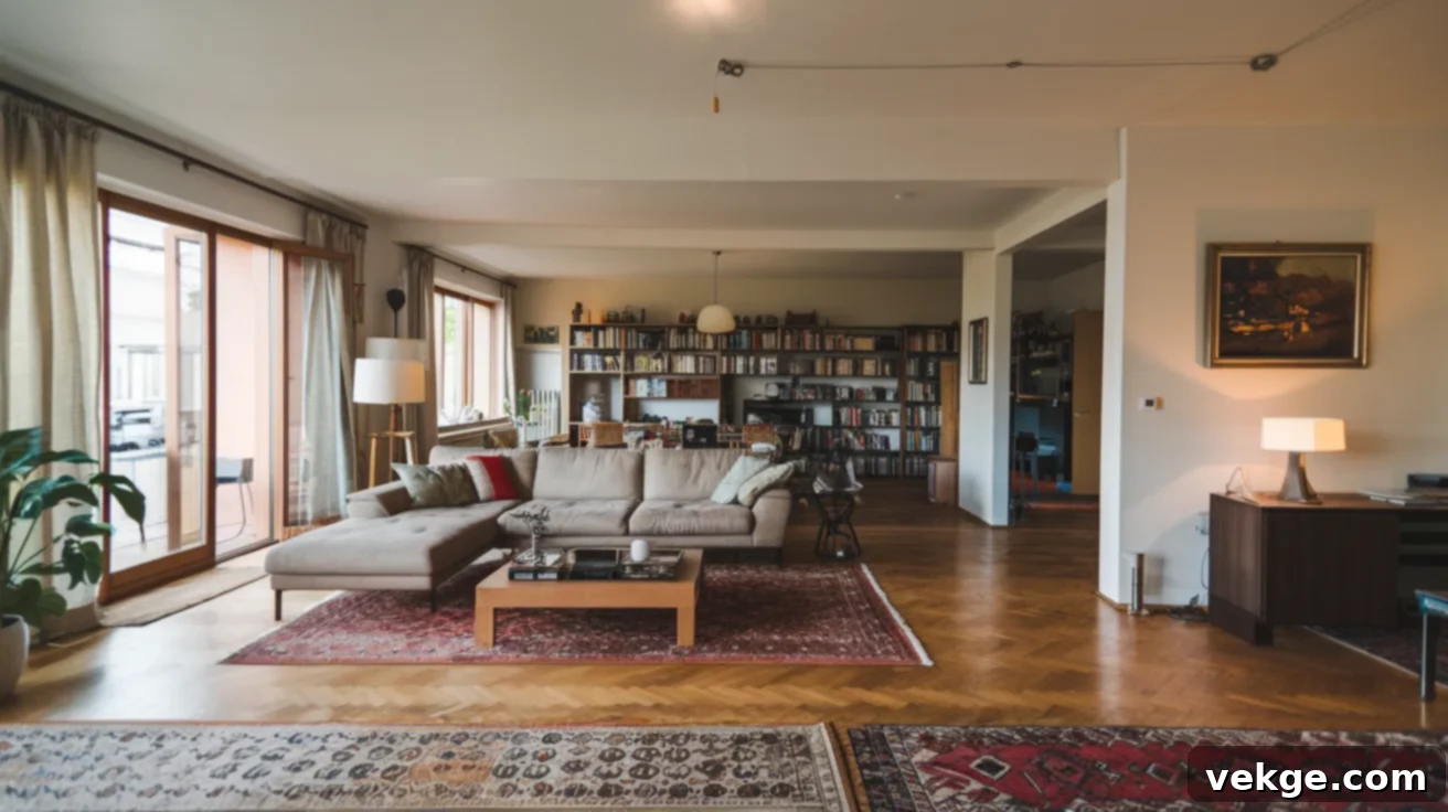 Open Floor Plan Barndominium Living Room Ideas