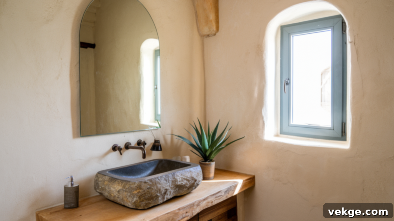 b-Arched_Mirror_with_Stone_Sink