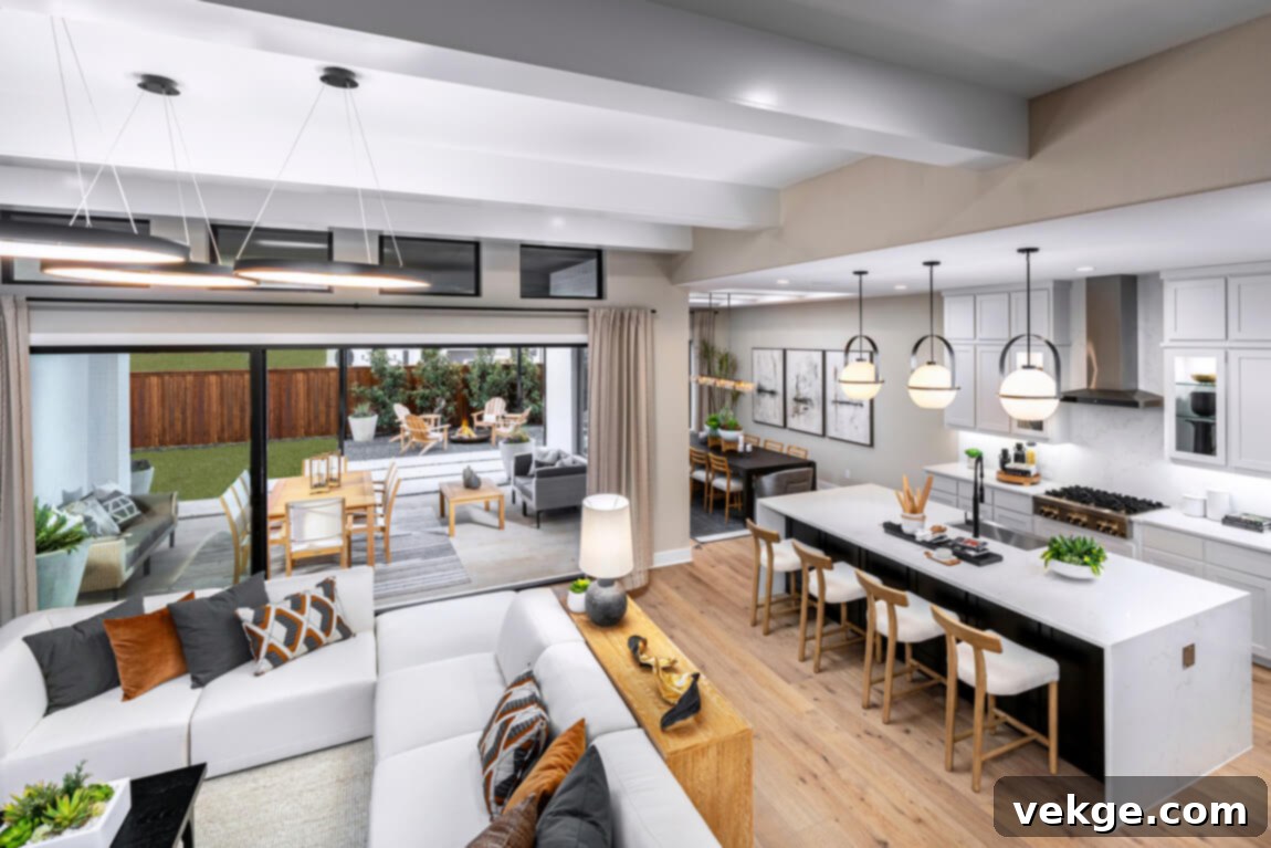 Blend Outdoor and Indoor Living in Kitchen Decor