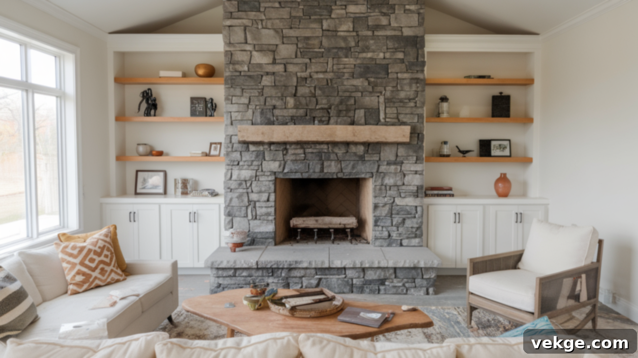 DIY_Flagstone_Fireplace_with_Simple_Steps