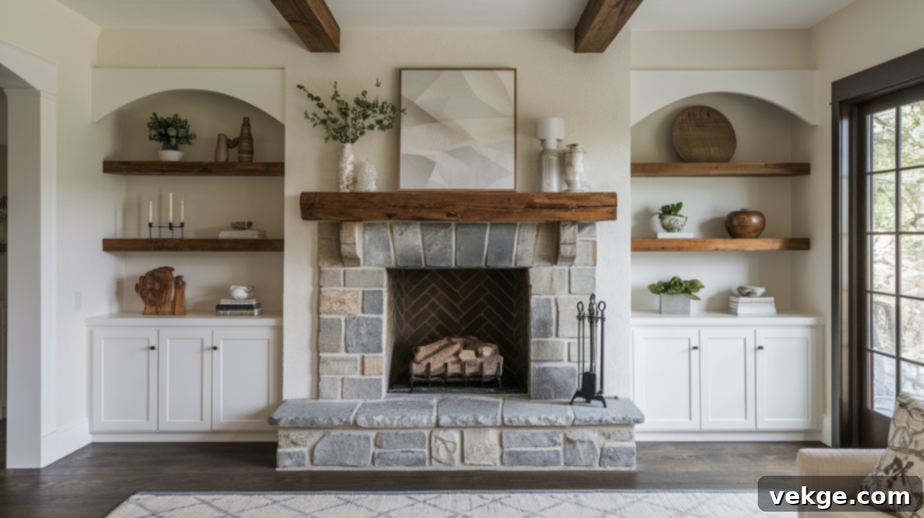Flagstone_Fireplace_with_Wood_Accents