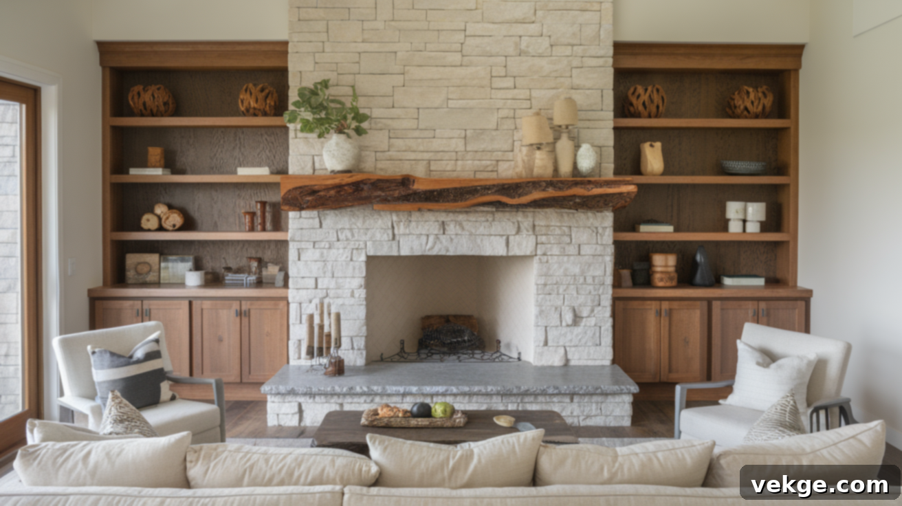 Flagstone_Fireplace_with_Custom_Mantel_Design