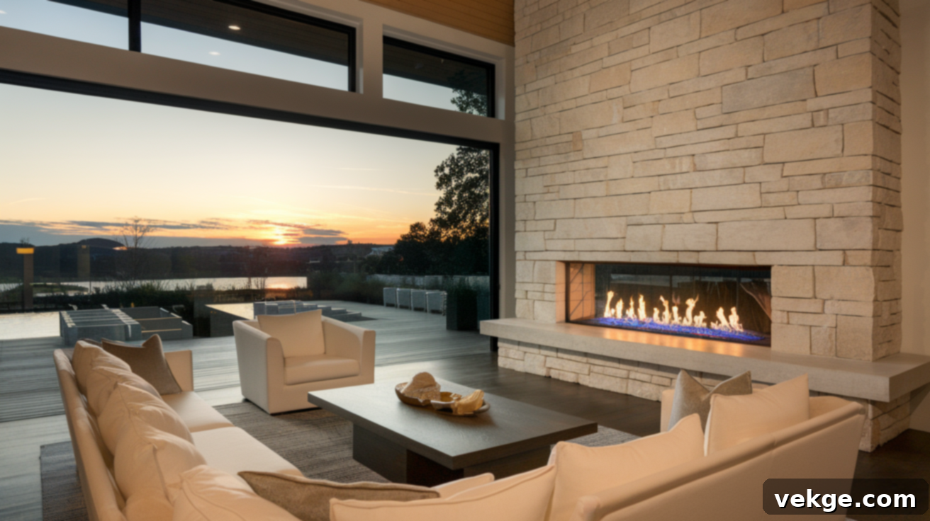 Flagstone_Fireplace_with_a_Sliding_Glass_Door