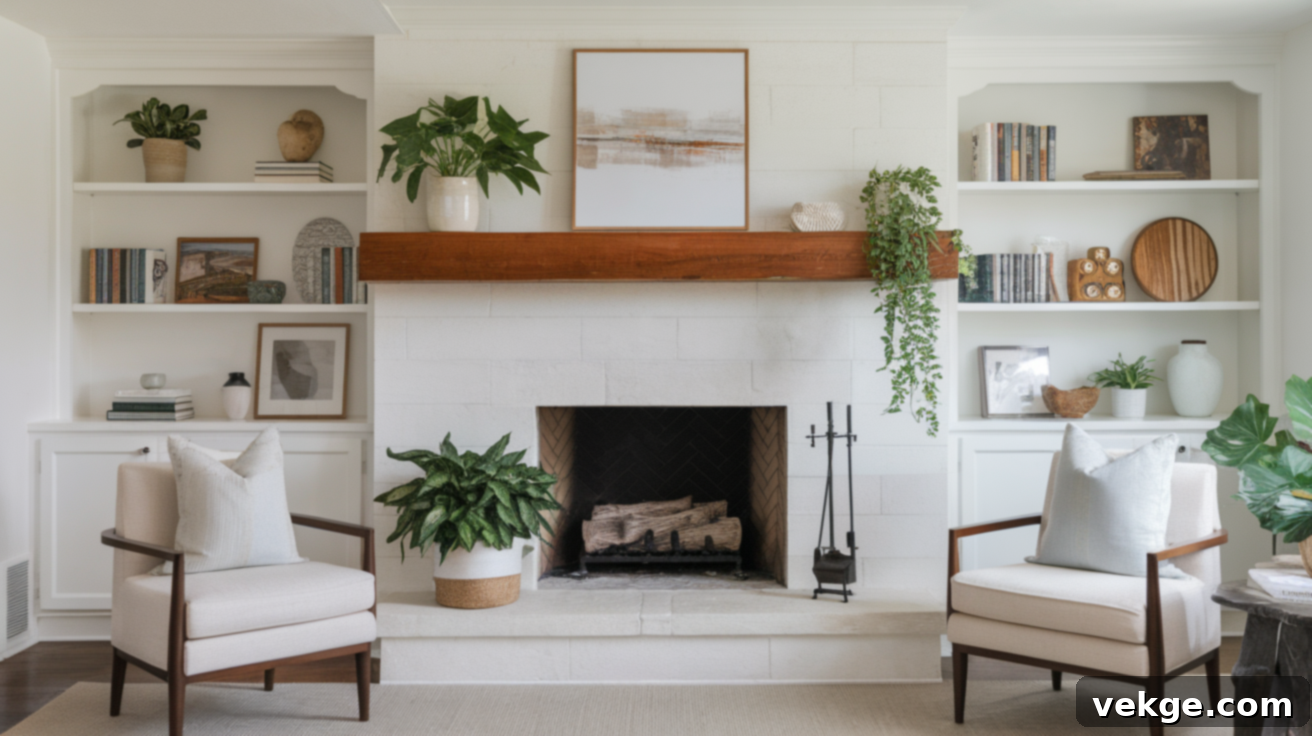 Flagstone_Fireplace_with_Open_Shelf_Mantel