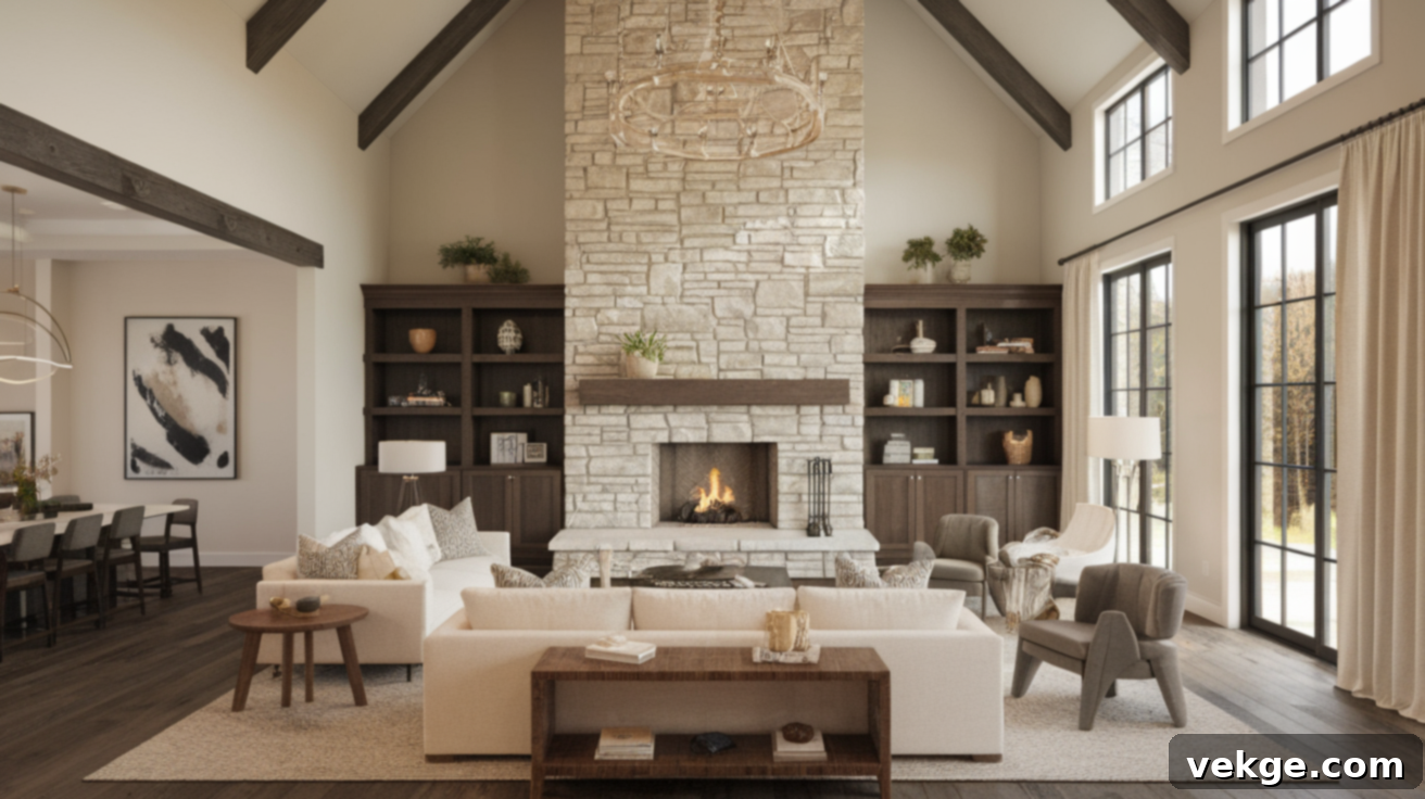 Flagstone_Fireplace_with_a_Stone_Feature_Wall