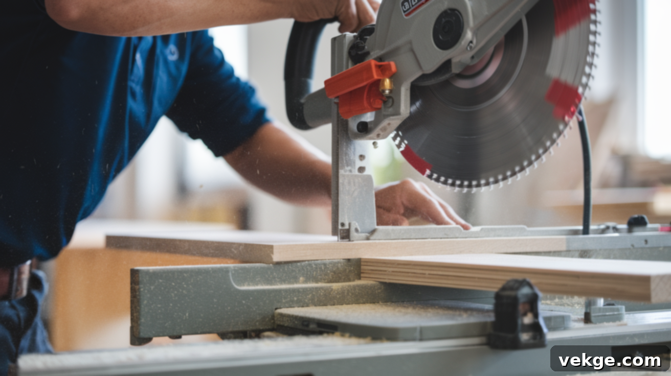 Step 2: Precision Cutting for Dining Table Components