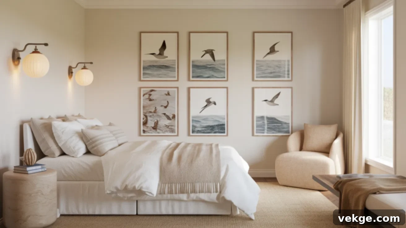 Sea-Inspired_Art_Coastal_Bedroom