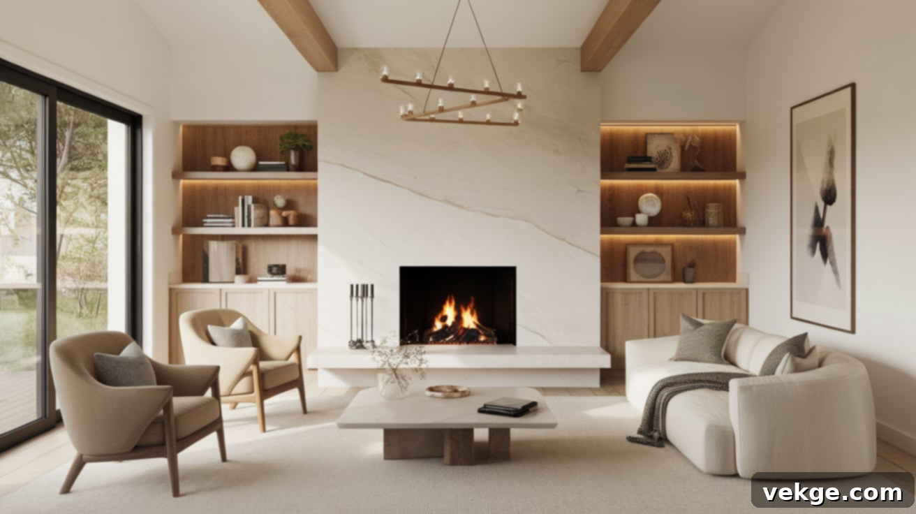 Moorland Fog Quartz Fireplace Surrounds