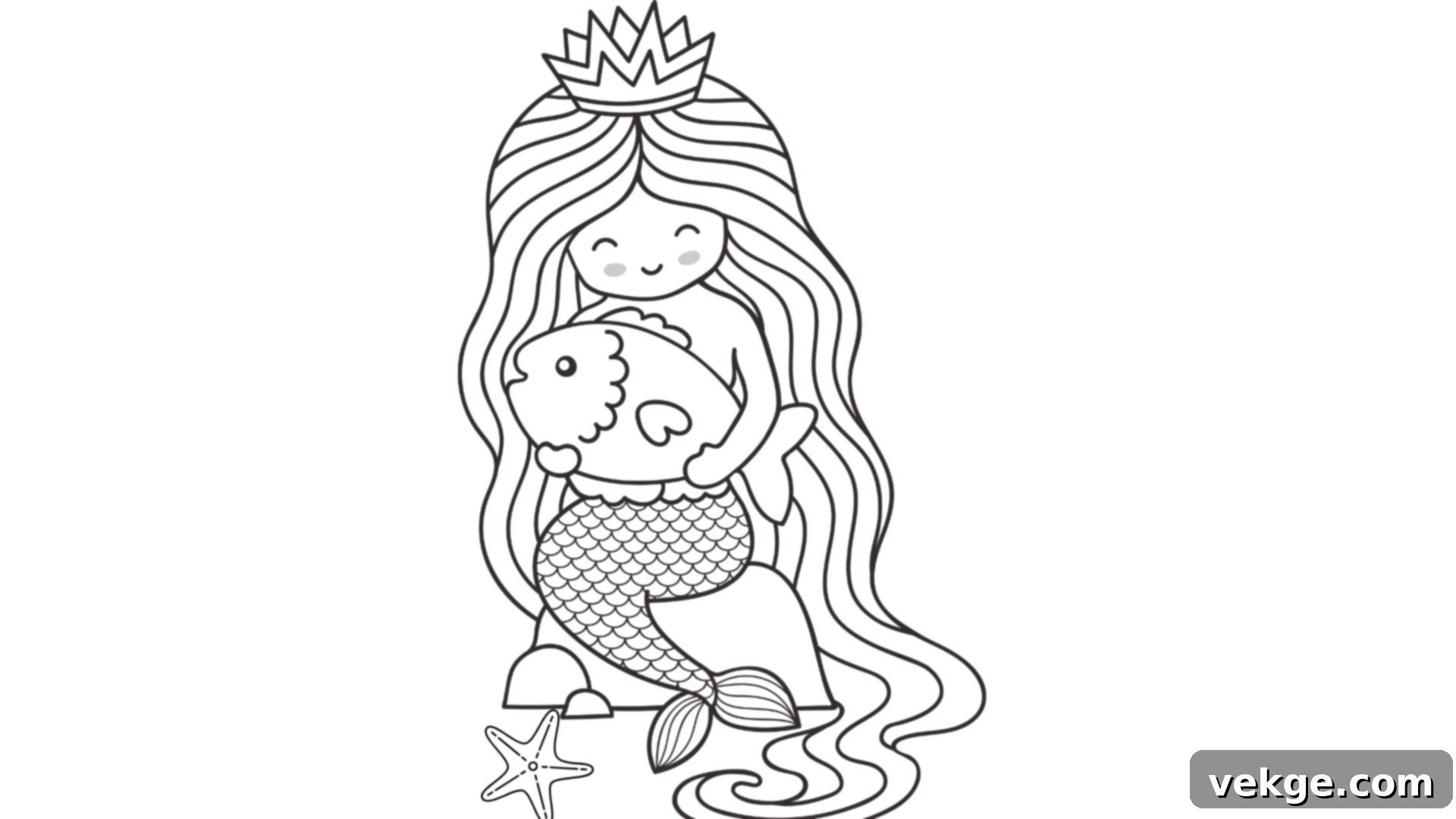 Ariel and Flounder Exploring the Ocean Floor