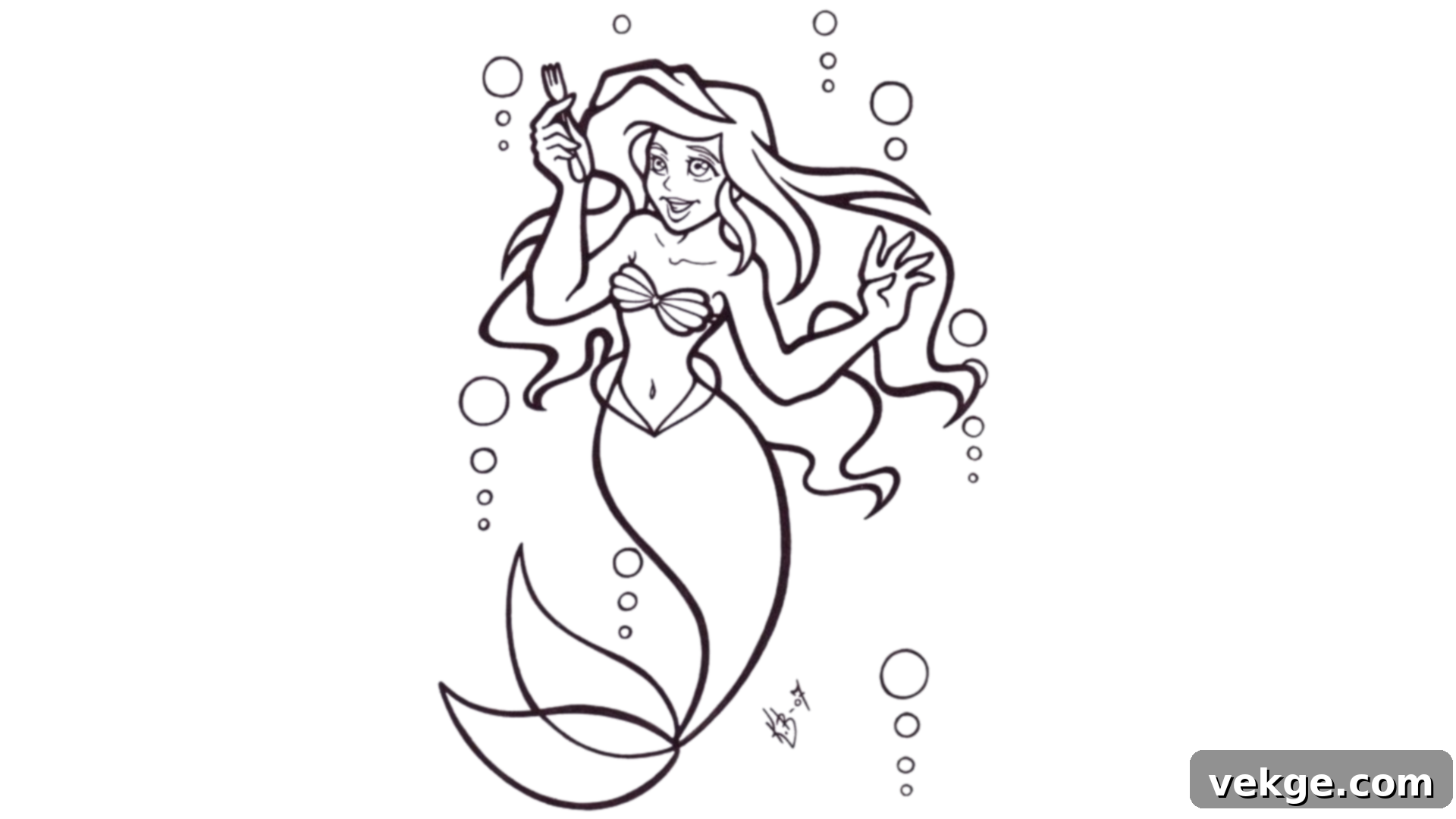 Ariel with the Dinglehopper