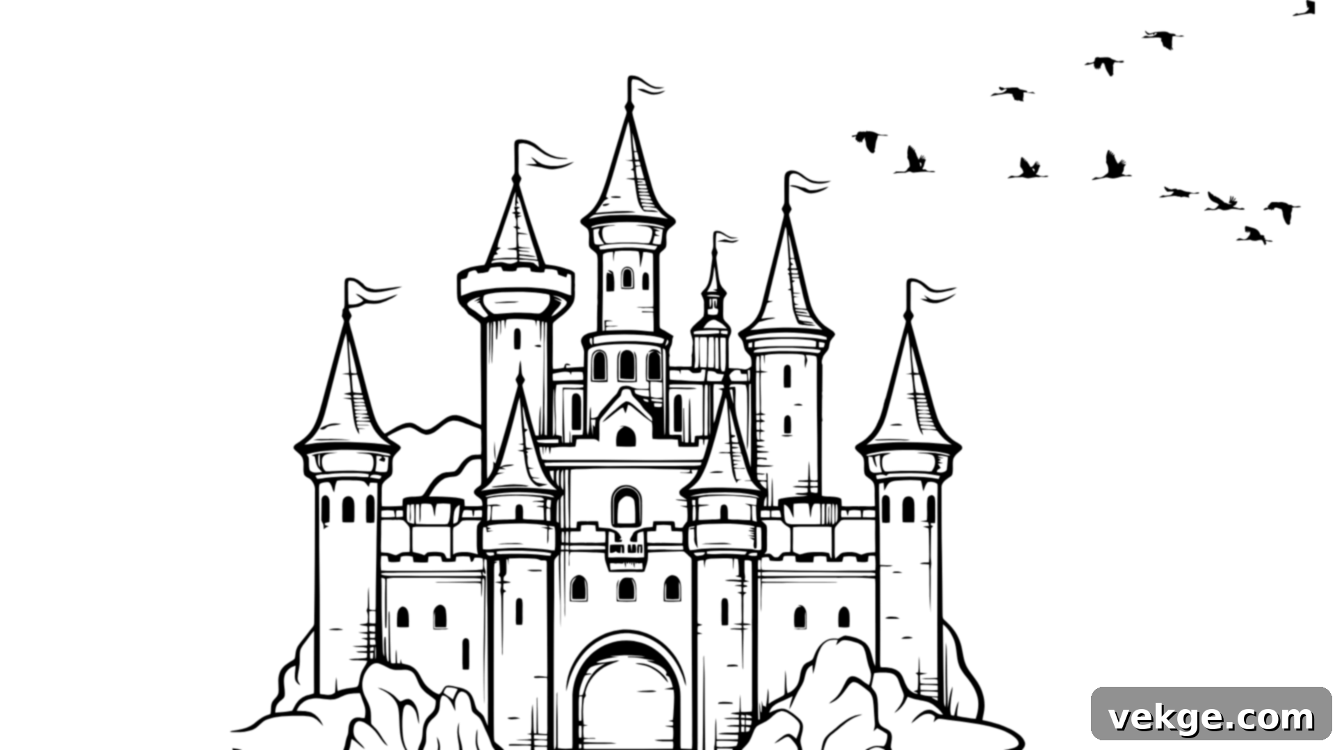 Prince Eric's Castle on Land