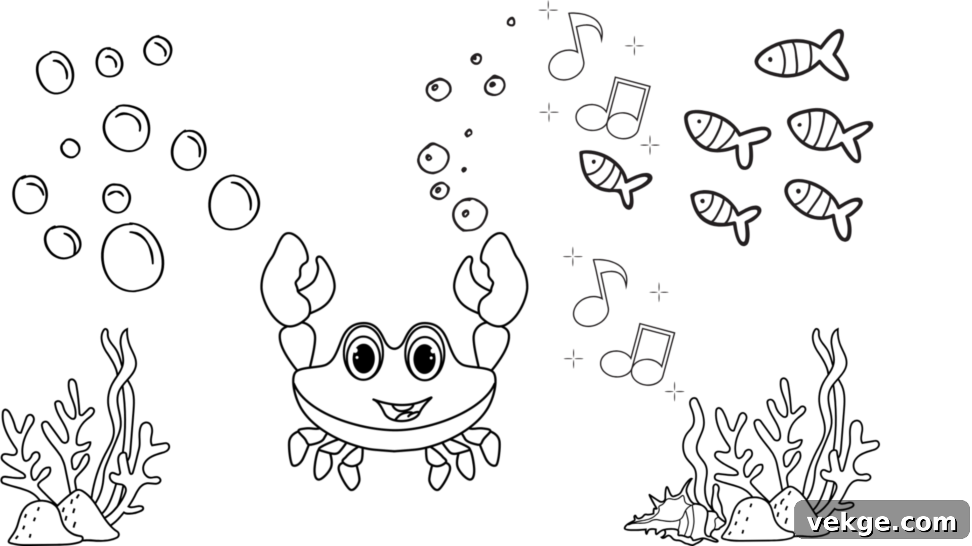Sebastian the Crab Singing Loudly