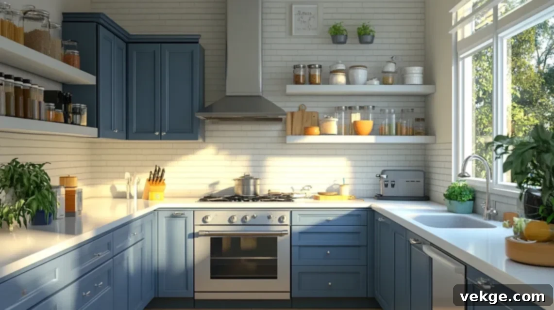 Q-30_Denim_Blue_Cabinets_with_Silver_Accents