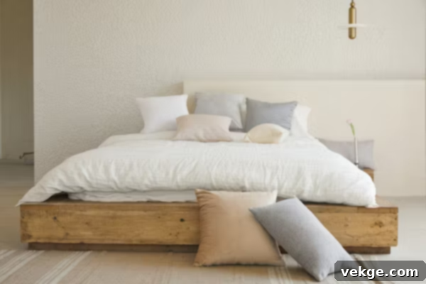 Cozy bedroom with adorable floral bedding