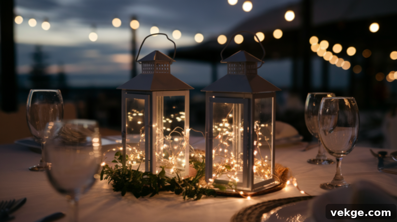 Cozy Lanterns Filled with Fairy String Lights