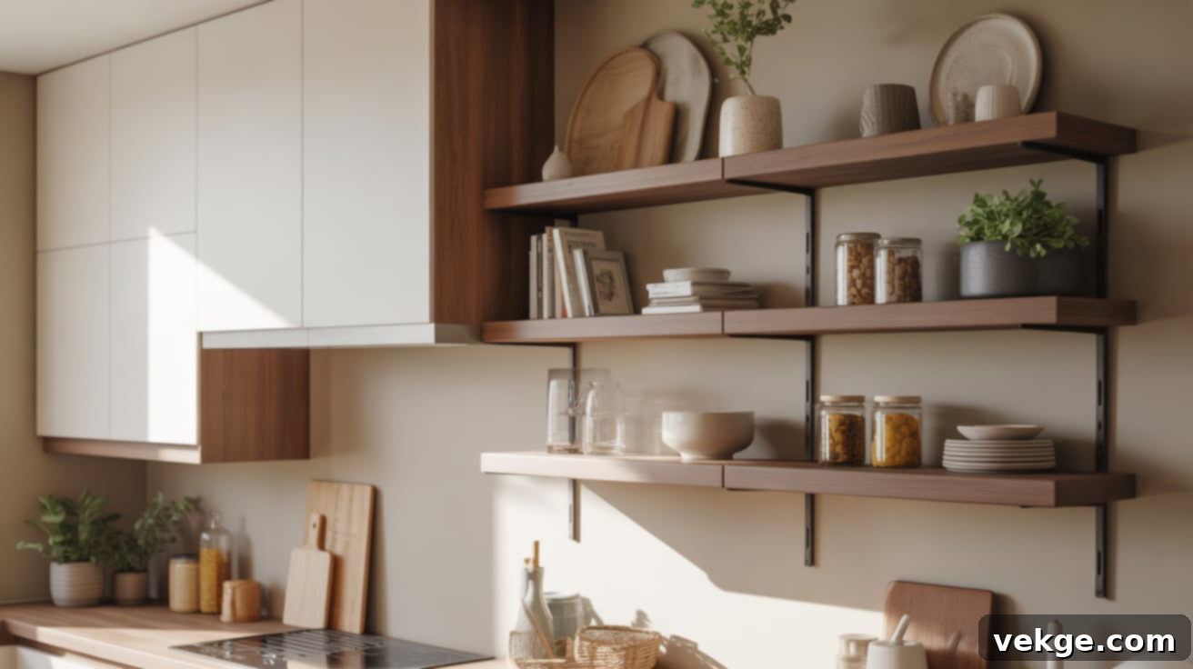 Matching_Shelf_Colors_With_Cabinets