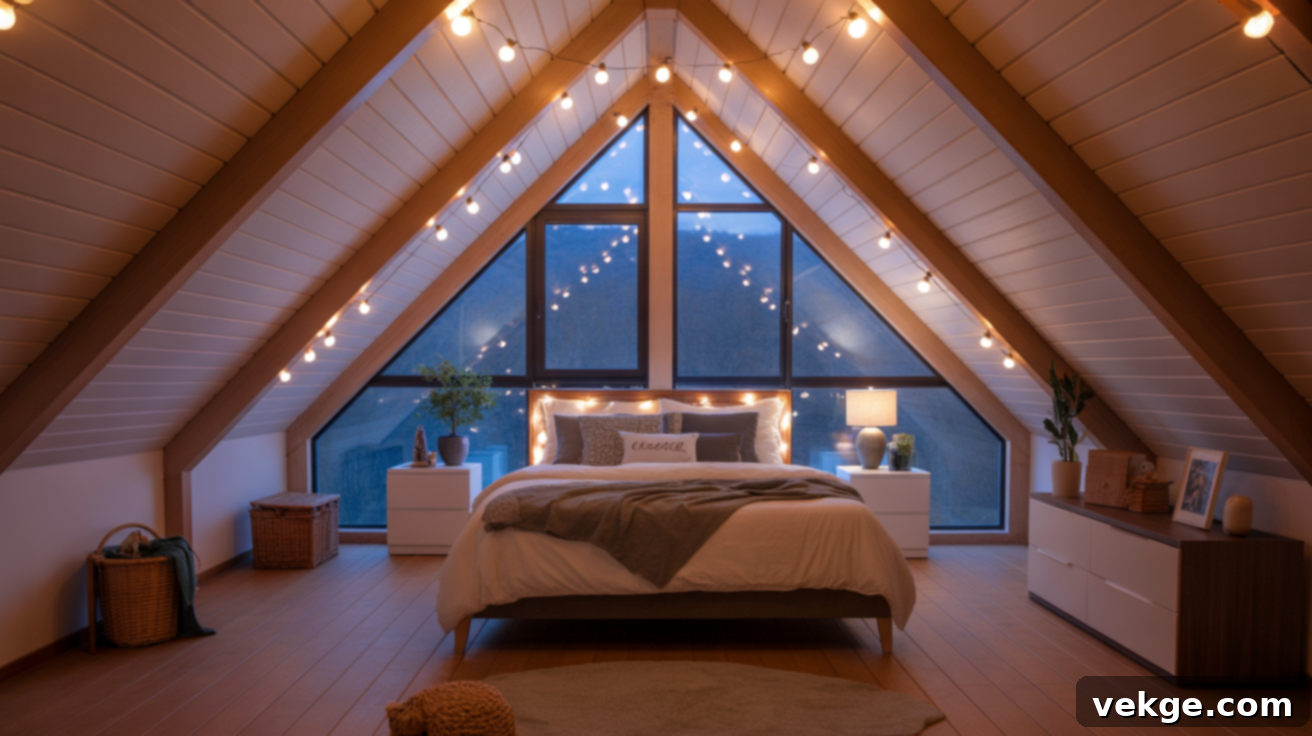 Add String Lights Along the Angle