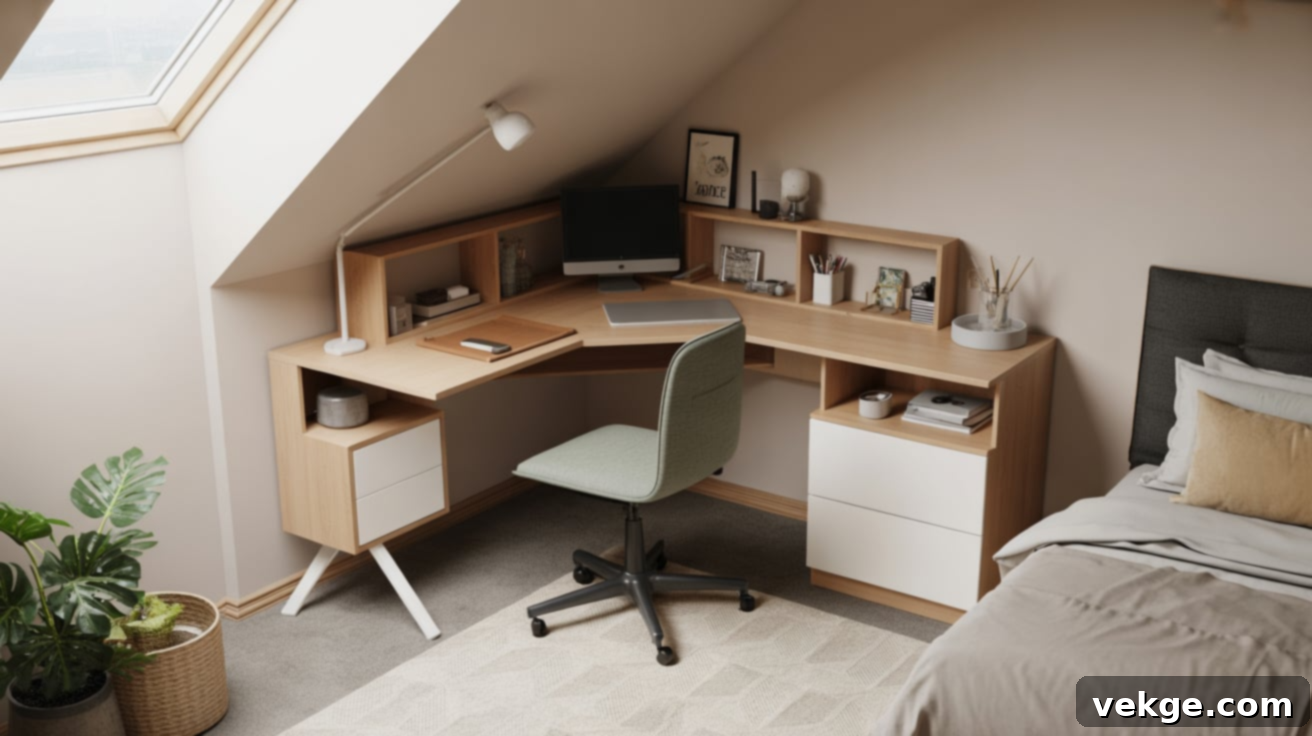 Set Up a Corner Desk