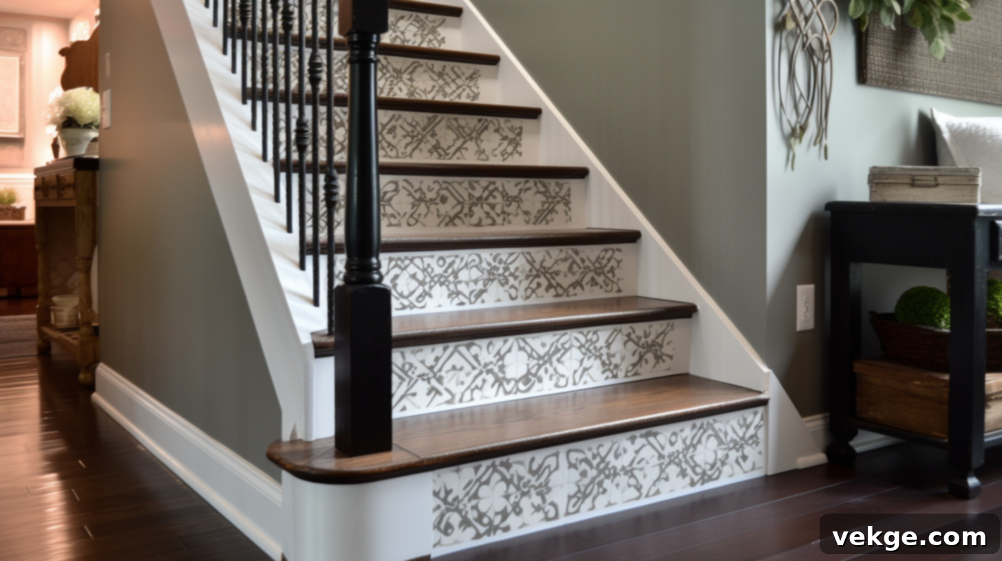 S-16_Painted_Risers_with_Stencil_Patterns