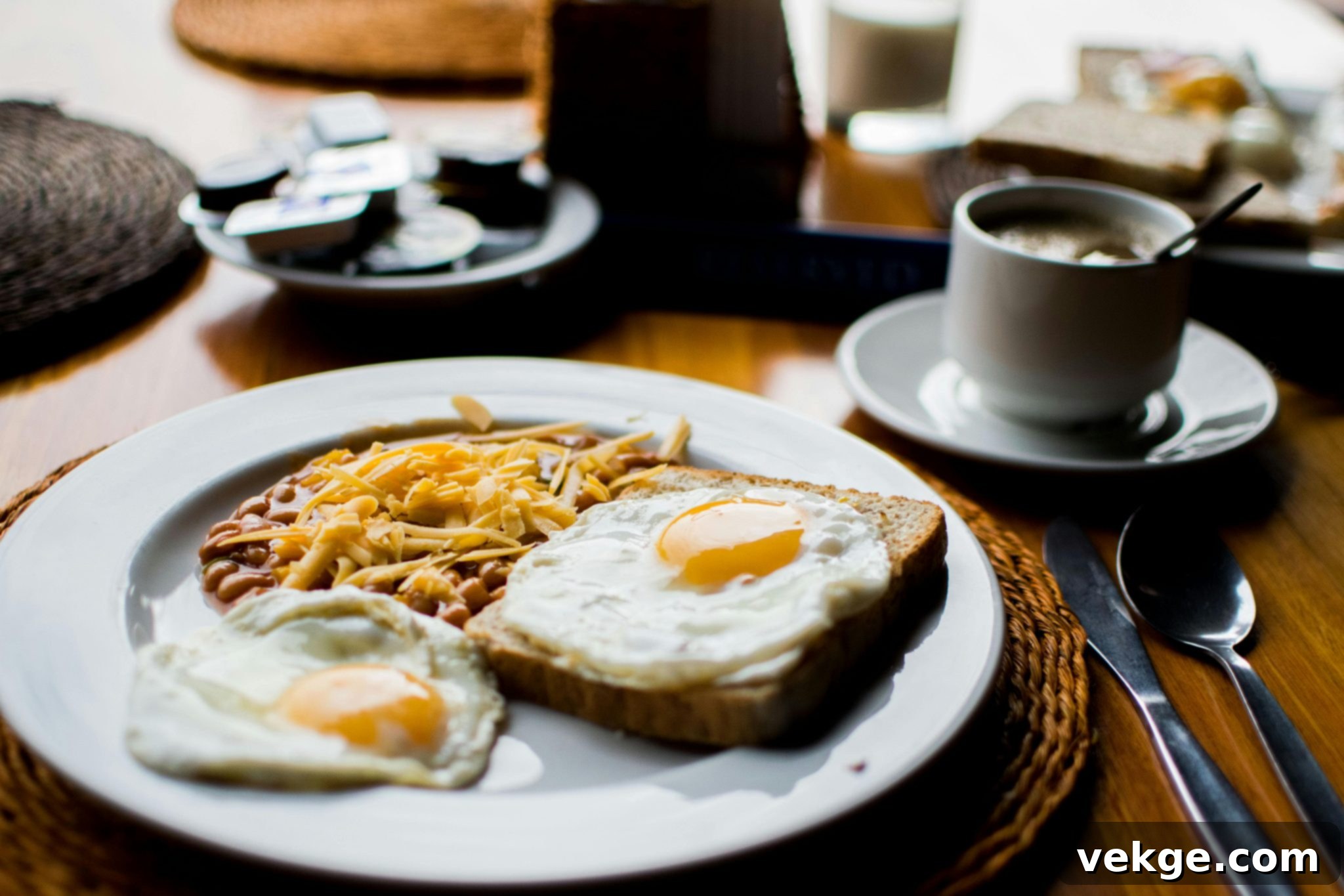 A beautifully plated one-pan breakfast in a carbon steel frying pan, ready to be savored slowly.