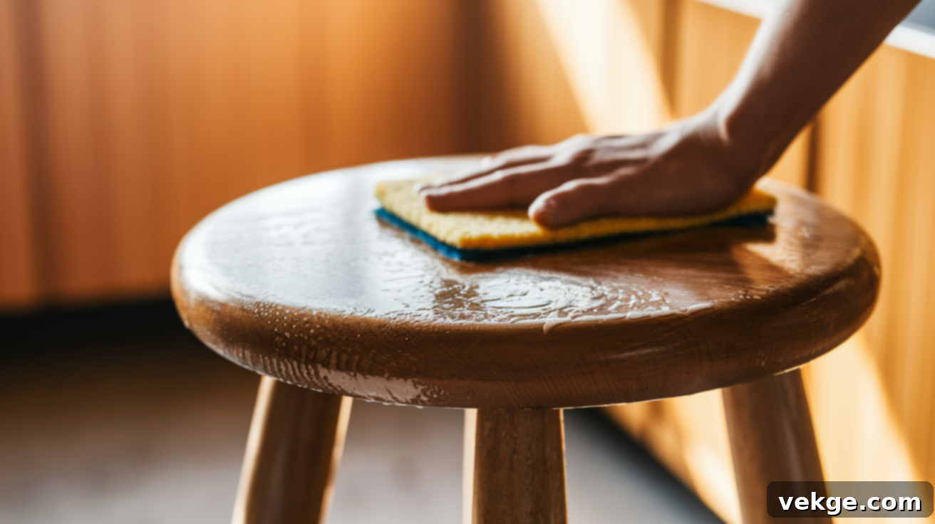Step_2_Clean_and_Degrease_Bar_Stool_Surface