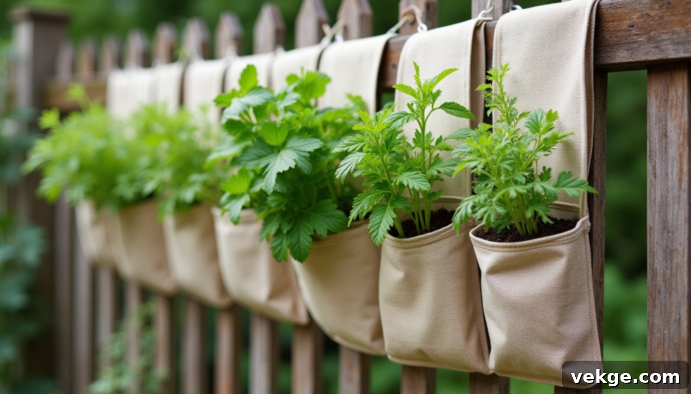 Hanging Clay Pot Garden