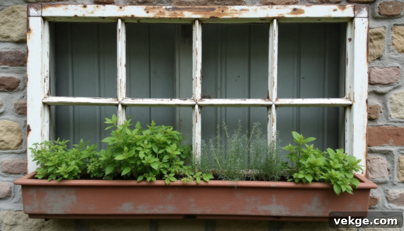 Window Frame Planter