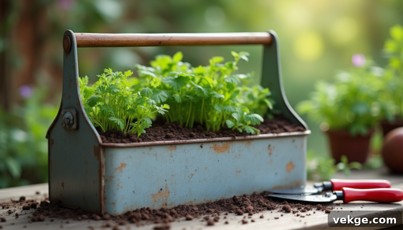 Toolbox Herb Garden