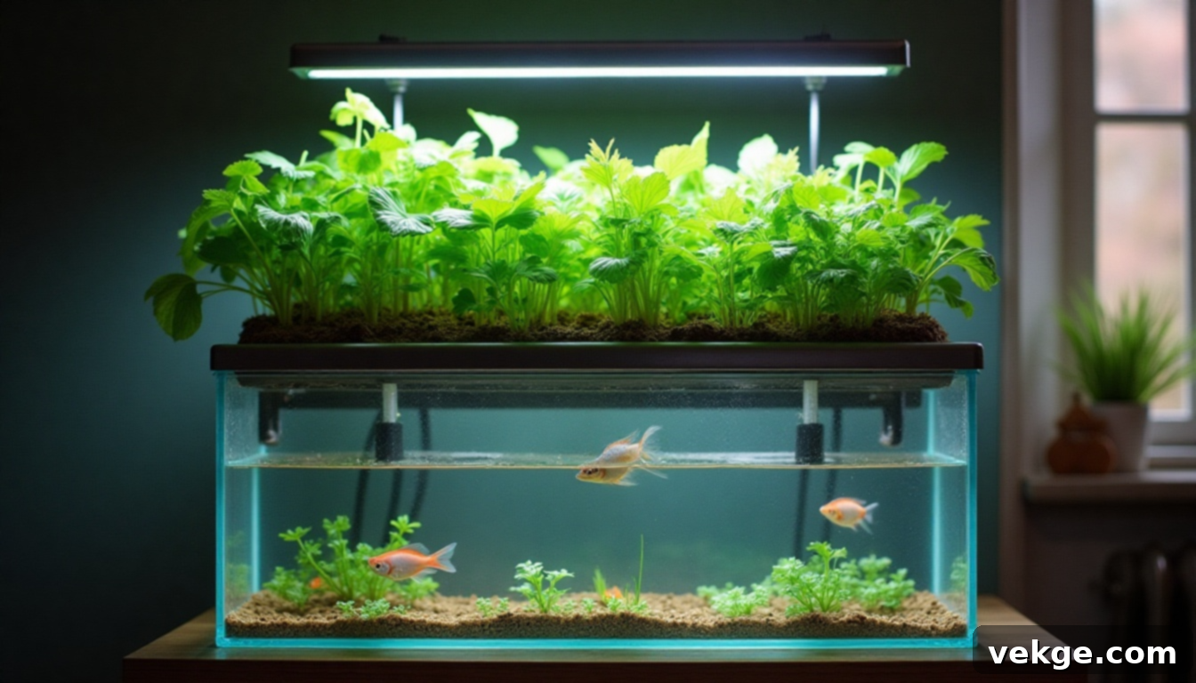 Aquaponic Herb Garden