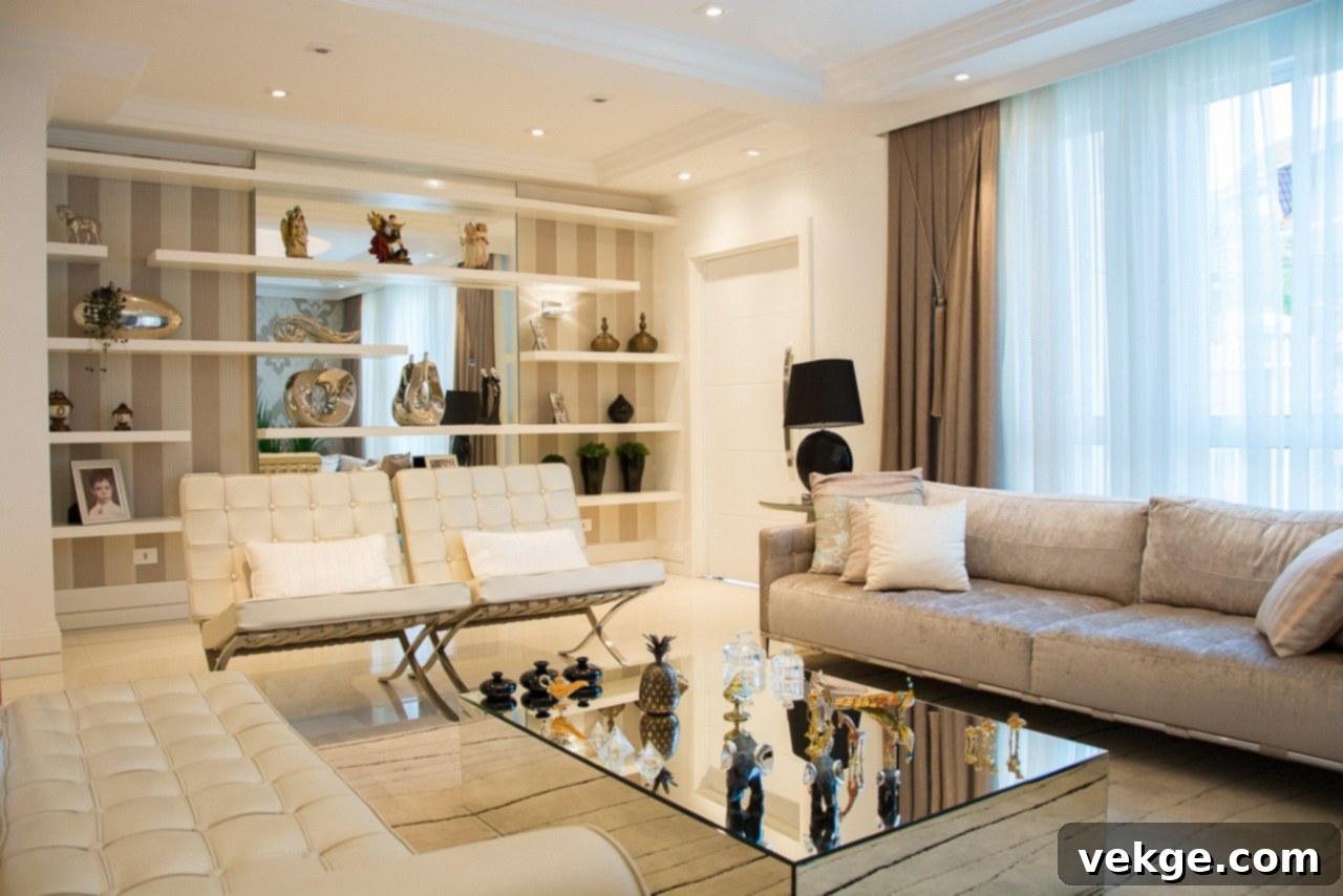 Modern living room with natural light and comfortable furniture, emphasizing lifestyle-first design.