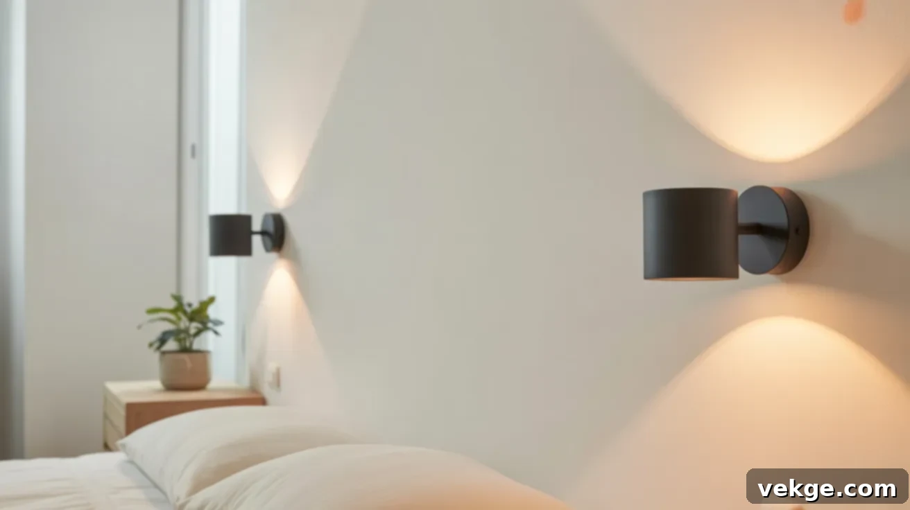Matte Black Minimalist Sconce