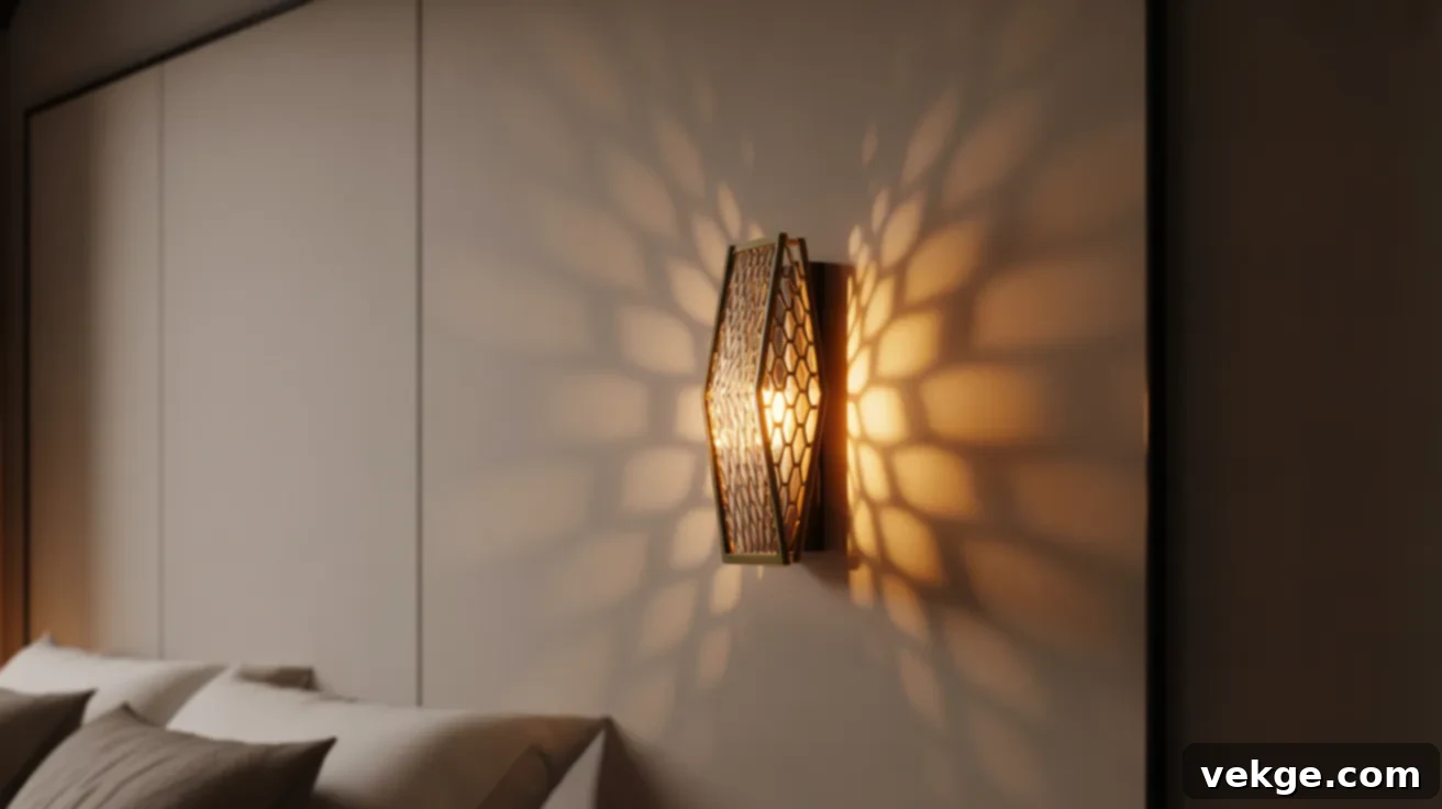 Sleek Geometric Frame Sconce
