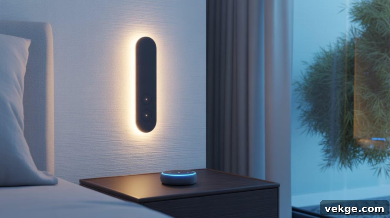Voice-Control Wall Sconce