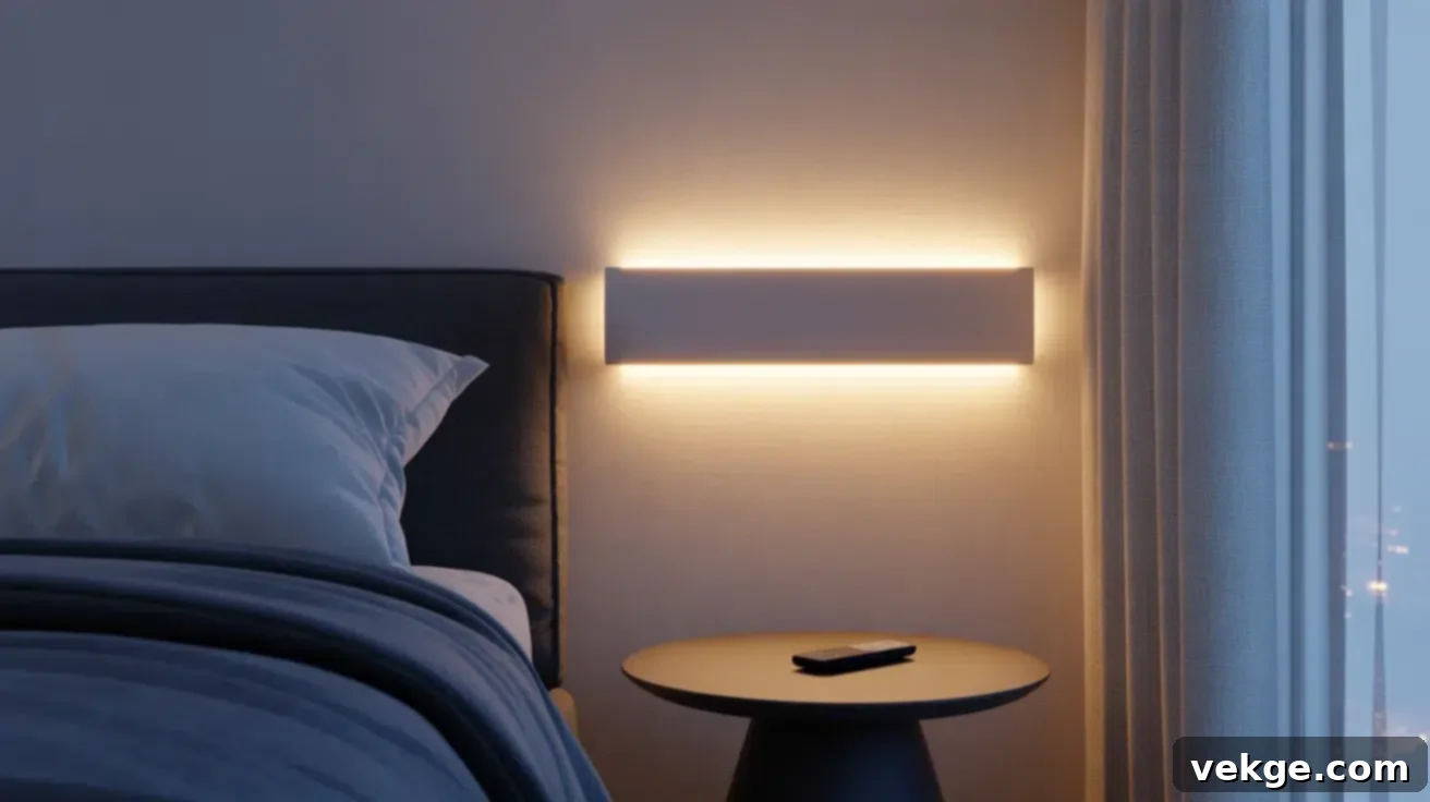 Remote-Controlled Wall Sconce