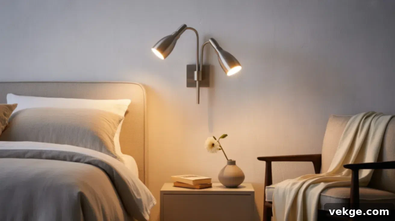 Dual Arm Wall Sconce
